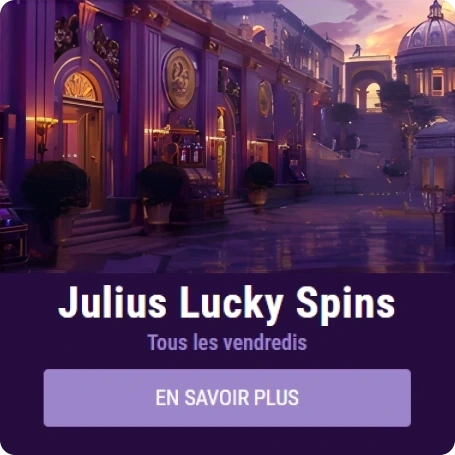 Programme de fidélité Julius Lucky Spins avec système de points